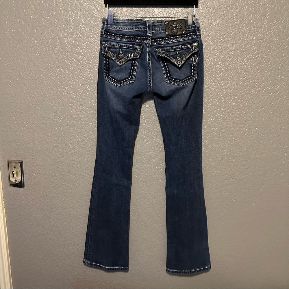 Miss Me bedazzled booty boot cut Jean - Picture 2 of 8